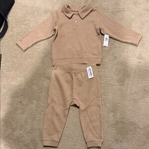 Old Navy Kids Tan Matching Set